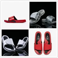 Hydro 5 Sandals Flame Camouflage Wolf Grey Massage Slippers 5s Red White Black Slides Shoes Outdoor Casual Sports Slipper EUR 40-4279s