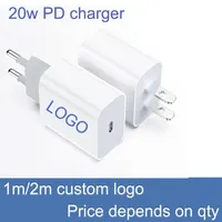 20W PD-Ladegerät USB-C-Handy-Ladegeräte für iPhone 13 12 11 XS Typ-C schnell EU US UK-Stecker aufladen