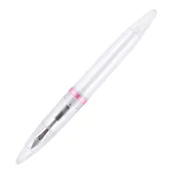 3411# C2 Clear Color Fountain Pen EF EF Fine Nib Eyedropper Enchendo o pistão de pistão de grande capacidade de grande capacidade transparente