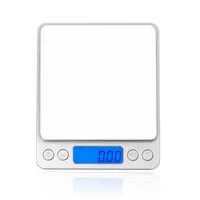 Electronic Digital Display Scale 500g 0.01g 1000g 0.1g 2000g 0.1g 3000g 0.1g Kitchen Jewelry Weight Scales
