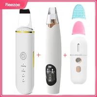 Fiebee Ultrasonic Skin Scrubber Beleza Removedor de Cerco Acne Cuidados Cuidados Circuum Nano Nano Mist Pulverizador Limpieza 220415