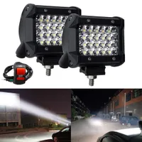 Mortocycle LED Combo Work Light Bar Spotlight Off-road Driving Spot Flood Fog Lamp For Truck Boat SUV 12V 24V Headlight for ATV Car