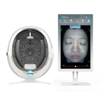 آلة تحليل الجلد عالية بكسل الرقمية السحرية مرآة 3D Auto ذكية اختبار الوجه محلل الماسح الضوئي رطوبة معدات تجميل متعددة اللغات للتجاري