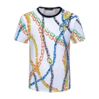 Мужская футболка дизайнер 3D -буквы печатные стилисты повседневная летняя дышащая одежда Мужчины женщины качество одежды пары футболка оптом
