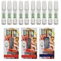 Hifly Vape Cartridge Atomizers Packaging 0.8ml 1000mg Carts Thick Oil Cartridges Dab Pen For 510 Thread Battery With Retail Box DH202n