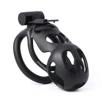 Пенис пенис массажер секс -игрушка 2022 Дизайн 3D -печать призрачная мужская цепляемость клетки в рукава