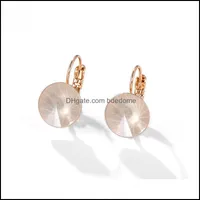 Pieno orecchini lampadari gioielli 11.11 Small Bella Crystal Hoop per donne dal round di moda austriaco DHSBM