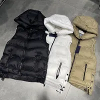 22aw Women Fashion Down Vests Diseñador de la chaqueta de invierno de invierno