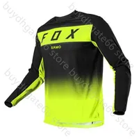 YGGU 2022 Fox Xamo Camiseta de ciclismo Montanha Downhill Bike Manga Longa Racing Suit de Racing DH MTB JOTEME DE MOTORCELA OFF-ROAD