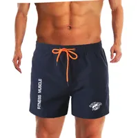 Bermudas Summer Men pantalones cortos de playa Finamiento de natación Pantalones cortos de secado rápido Fitness Muscle Water Sports Pant 220622