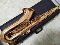 Saxophone ténor de haute qualité nt-wo37 BB Gold LaCqued Sax Tenor en laiton Musical Instrument avec boîtier Bound Gift Reed Gift
