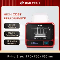 Impresoras X-Maker 3D Impresora Educational Gradio Impresora Drucker Tamaño de impresión de alta precisión 170 mm 150 mm 160 mm con ABS PLA Flexible Printers