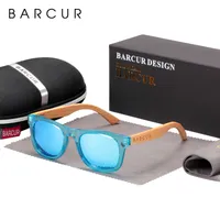 Barcur Polarized Kids Sunglasses Boy Girl Fashion Wood Sun Glasses UV400 очки Gafas DS 220513