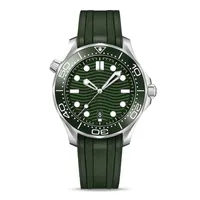 2022SS طراز جديد أخضر GD Men Diver Mens Ceramic Buzel Watch Watches Origina Automatic Mechanical Movement Diver 300M Master Montre de Luxe Wristwatches
