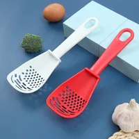 Cuchara de cocina multifuncional cuchara resistente al calor de jengibre herramientas de prensa de jengibre para hornear blancos de huevo para hornear