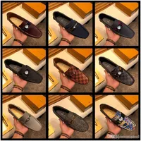 G1 LOFER MAN Half Shoes For Men Diseñador de zapatos Formal Diseñador de lujo HOMBRE Mensas de cuero Fashion Moda Moda Casual Driving Shoe plano A2