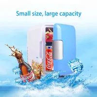 4L Taşınabilir Araba Buzdolabı 12V Mini Buzdolabı Soğutucu Isıtıcı Buzdolabı Kutu Buzdolabı Kompresörü Cilt Bakımı İçecekler Ofis H220510