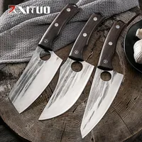 Xituo Kitchen Cleaver Knife Stainless Steel Boning Handmade Handmed Meat Fish Chef Outdoor Survival Butcher Knife Set295C