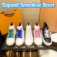 Fashion Squad Sneaker Boot Diseñador para mujer Zapatos casuales Altos bajo alto Blanco Negro Pino Verde Blue Deepas de lujo Plataforma Femenina Femenina US 5-10