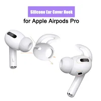 Caso de fones de ouvido de silicone de 200pcs/lote para airpods pro anti-perdido e ouvido tampa de gancho de gancho de tampa de maçã bluetooth acessórios para fones de ouvido262n