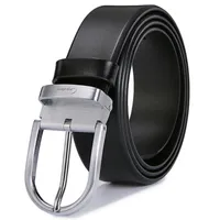 Cinturones Ciartuar para hombre Cinturón de cuero genuino marcas de lujo jeans de moda de alta calidad para hombres pin hebilla de oro diseñador
