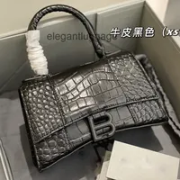 Handbags designer bag Female 2022 Bbalencigabags Bags High Capacity Crocodile Hourglass Bag Leather Handbag HMPR