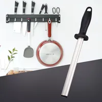 8 inç elmas bıçağı keskinleştirme çelik 30 cm uzunluğunda honlama çubuk şefi Chef's Cheffic Mutfak Aracı Ev Mutfak266j