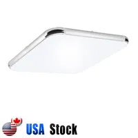 48W LED Ceiling Light Flush Mount, 20 inch Square LED Panel Lamp Fixture for Kitchen, Hallway, Bathroom, Stairwell No Flicker, Energy Saving CRESTECH888