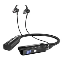 Drahtlose Ohrhörer in Ohrhörerkopfhörern für Apple iOS Bluetooth Mobiltelefon Hals-Hook Headset Major 6000mah Power Bank Ladungskoffer Musik TF Memory Card mp3 Player