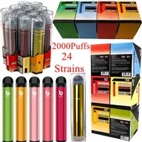 BANG XXL 24 smaken 2000puffs wegwerpapparaat pods e sigaretten voorgevuld vape pennen 6 ml capaciteit 800 mAh batterijen langdurig