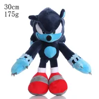 30 см сверхзвуковой мыши Sonic Super Plush Toy Tarsnak Hedgehog Doll Kids's Gift274W