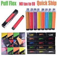 Puff Flex Disposable Vape Pen 2800 puffs pods device kits e cigarette 850mah battery pre-filled vaporizer