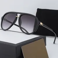 Gafas de marco de fotos de lujo Negro con lente transparente Fashion Classic Women Gafas de sol Lunette de Mode