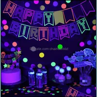 Otros accesorios de moda Glow in the Dark Party Supplies Neon Fluorescent Mini Balloon Drop entrega 2021 4p7kt