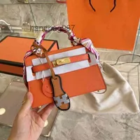 Second 2022 Mini Bag designer Women Bags Handbags Generation Kellies Palm Grain Cowhide h Small Slipper Pendant H9VI