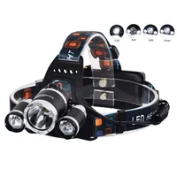 NEW 5000 lumen 3x XM-L 3T6 LED bike light Headlight flashlight head for hunting camping XML T6 LED Headlamp2793