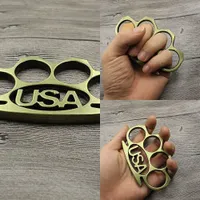 Soldato Brass USA Finger Tiger Clasp Four Ring Defense Designers Copper Bickle EDC Outdoor Self Brm3BRM3