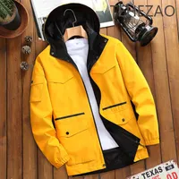 Hunting Jackets Jacket Men Autumn Thin Mountaineering Suit Outdoor Windproof And Waterproof Tide Brand Tooling Hooded Warm On Foot