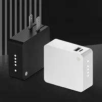 3 in 1 USB Charger  Power Adapter  Power Bank Qi Wireless charger Dual Port Output usb-a usb-c283m