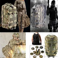 2017 3P Outdoor Oxford Fabric Military 30L Tactical Backpack Trekking Sport Travel Rucksacks Camping Hiking Camouflage Bag296K