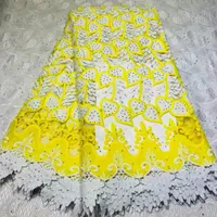 Stoff Schöne Herzen mit Strasssteinen afrikanische Spitze Blumen Brode Wasser lösliches Netz für Party Dressfabric