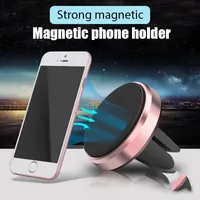 Universal Magnetic Car Phone Holder Mobile Cell Air Vent Mount Gps는 iPhone Xiaomi Huawei Samsung을 위해 자동차에 서 있습니다.