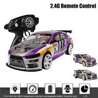 Radio-controlled Cars 110 70km h RC Car 4WD Double Battery High Power LED Headlight Drift Racing Car Model Electric Toy Y200413234I