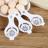 계란 노른자 분리기 분배기 흰색 플라스틱 편리한 가정 계란 도구 요리 제빵 도구 주방 액세서리
