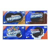 500mg empty Stone Cookie packaging bags pack resealable Edible holographic bag Biscuits edibles mylar smell proof