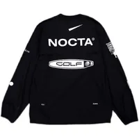 2023 Heren Hoodies Us-versie NOCTA Golf Co Branded Draw ademende snel drogende vrije tijd sport t-shirt lange mouw ronde nek zomer