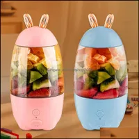 Other Kitchen Tools Kitchen Dining Bar Home Garden 380Ml 82X82X218Mm Portable Blender Durable Four Blades Personal Juicer Cup For Sile Me