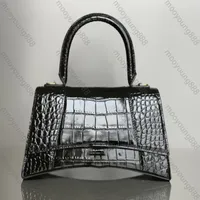 10A Top Tier Quality Luxes Designers Womens Small Bag Hourgalss Handbag Real Leath matelassé Sac Gold Purs à bandoulière Crossbody Bandle Sacs d'épaule noire avec boîte