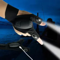 Motorcycle LED Glove Lighting Finger for Auto Car Repair & Outdoors Fishing Survival Tool Hanging Emergency Light308i