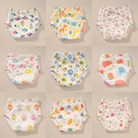Newborn Baby Training Diapers Eco-friendly Cotton Cloth Diaper Short Pant Reusable Washable Nappies Infant Diaper Panties 984 E3
